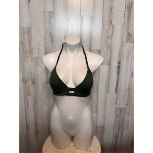 Green swimsuit bikini top size 34C